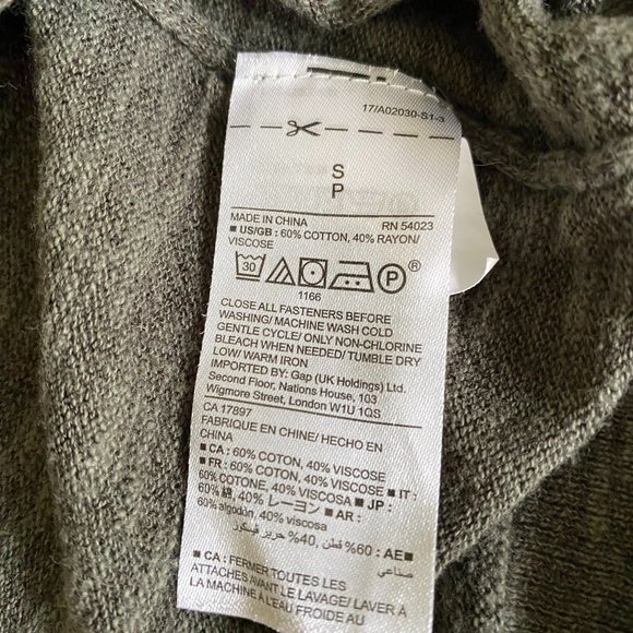 Dark olive cardigan - Picture 5 of 8